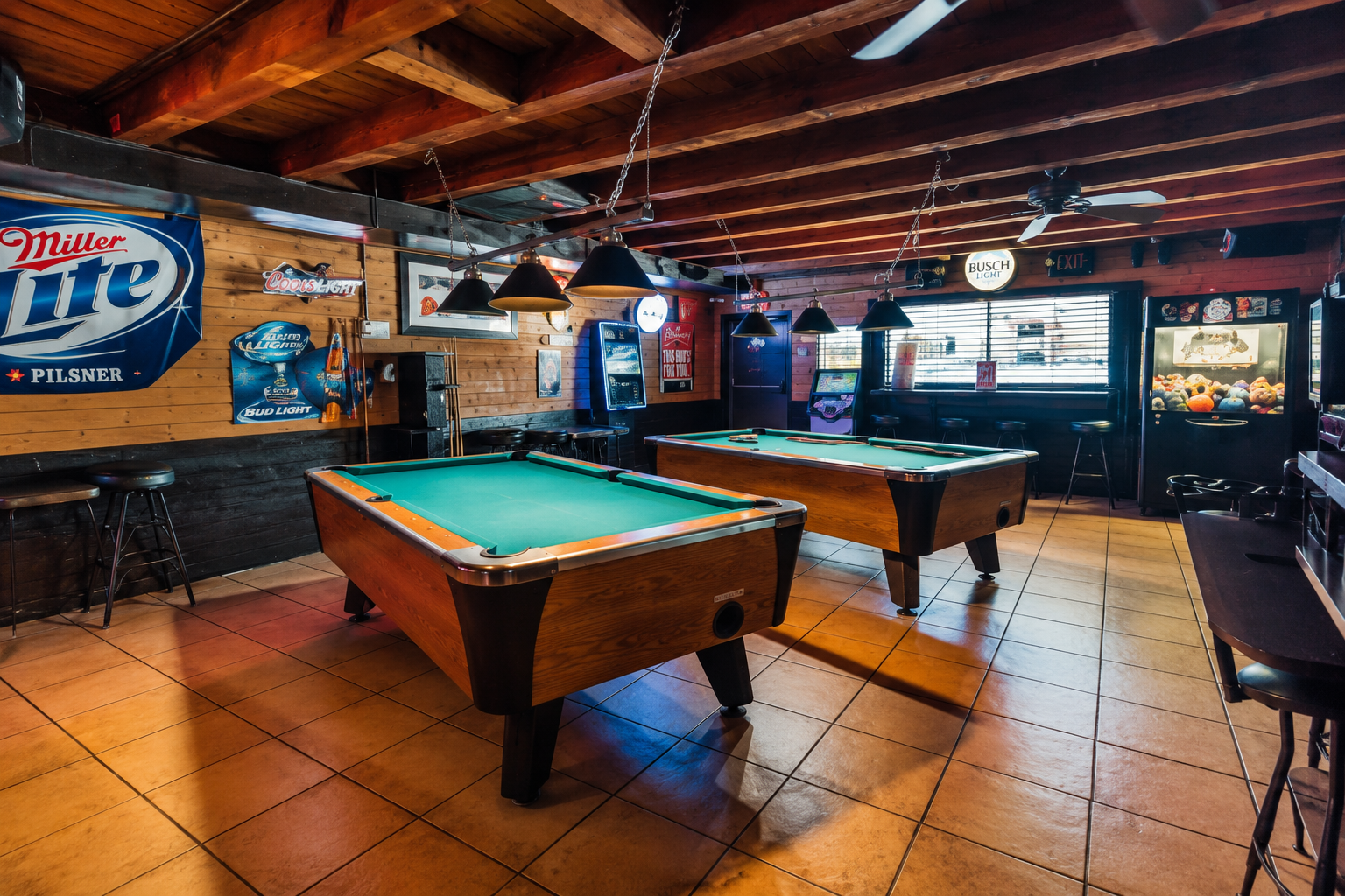 Gypsy's Roadhouse pool tables